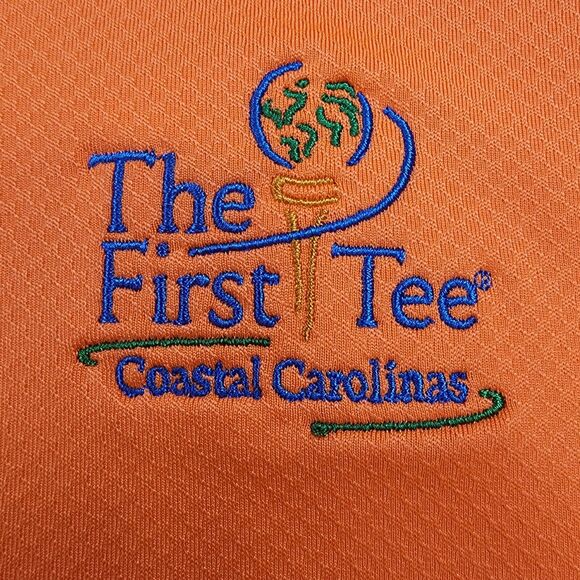 Under Armour Shirt Mens XL Orange Performance Polo First Tee Active Casual Golf - Picture 9 of 15